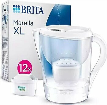 BRITA Brita Marella Xl 12 X Maxtra Pro All-in-1 Filtreli Su Arıtma Sürahisi - Beyaz