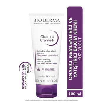 Bioderma Cicabio Cream 100 ml Tüm Ciltler için Onarıcı Nemlendirici Yatıştırıcı Yüz Vücut Kremi