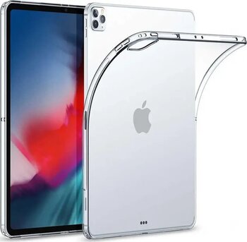 Apple iPad Pro 11 2018 (1.Nesil) Kılıf Şeffaf Yumuşak Süper Lüx Esnek Renksiz Silikon Kapak
