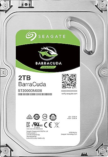 Seagate BarraCuda ST2000DM008 2 TB 7200 RPM 220 MB/s Harddisk