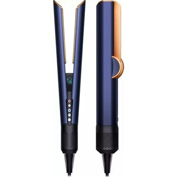 Dyson Airstrait™ Prusya Mavisi ve Parlak Bakır Islak ve Kuru Saç Düzleştirici (Ithalatçı Garantili) - Koyu Mavi