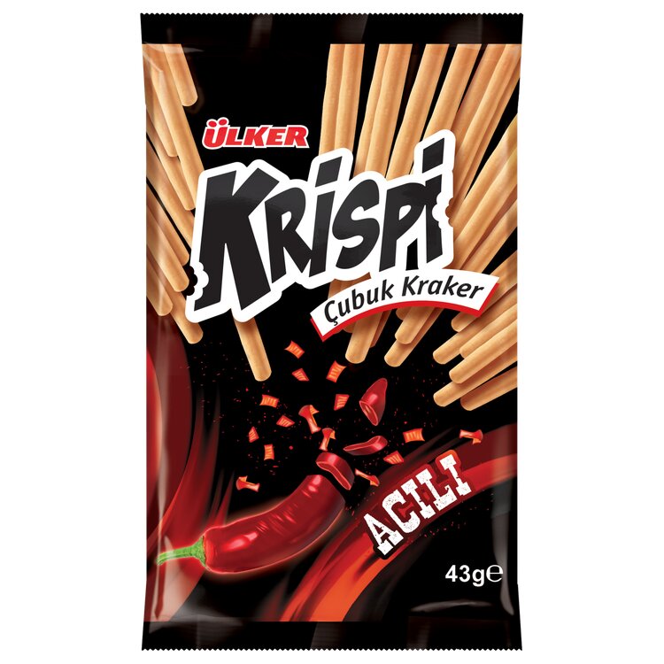 Ülker Krispi Acılı Çubuk Kraker 43 Gr