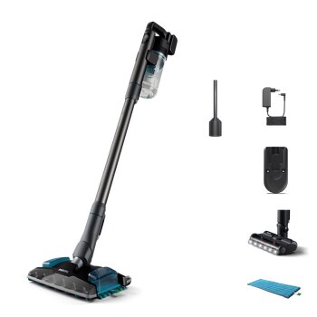 Philips 8000 Serisi Aqua Plus Derin Petrol Şarjlı Dikey Süpürge