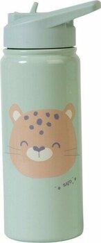 Saro 500 ml Paslanmaz Çelik Pipetli Matara Suluk Termos Yeşil