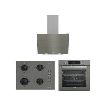 Arçelik Afc 340 G - Ocd T 651 Eg - P 14 Yeg Grion Gri Ankastre Set