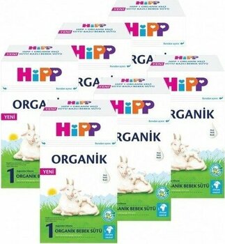 Hipp 1 Organik Keçi Sütü Bazlı Bebek Sütü 400 gr x 6 Adet 0-6 Ay İçin Tamamen Organik