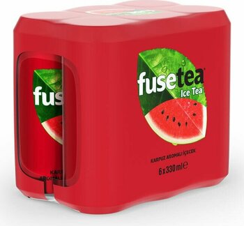 Fuse Tea Soğuk Çay Karpuz Aromalı İçecek Kutu 6X330 Ml