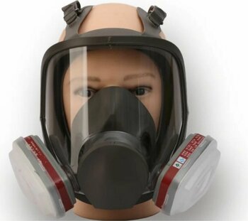 ÇEVİK TARIM Anti-sis 6800 gaz maskesi endüstriyel boyama püskürtme solunum filtresi toz geçirmez