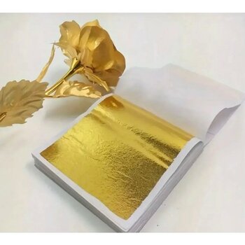 Aeç Tasarım Altın Yaprak Varak 50 adet Epoksi Reçine