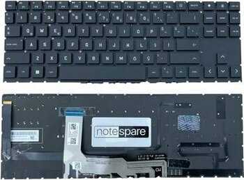 Hp Uyumlu Omen Transcend 16-U0003nt (7Z8m2ea) Rgb Işıklı Klavye Siyah Tr