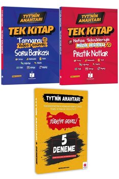 Anahtar Kitap 2026 Tyt'nin Anahtarı Süper 3'lü Tüm Dersler Hafıza Teknikleriyle Müzik Destekli 60 Günde Tyt Kampı