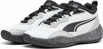 Puma Playmaker Pro Splatter Unisex Basketbol Ayakkabısı Şık Tasarım ve Konforlu Kullanım - Gri - 44