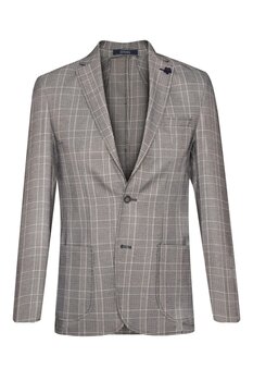 SÜVARİ Slim Fit Desenli Erkek Ceket 44 Beden