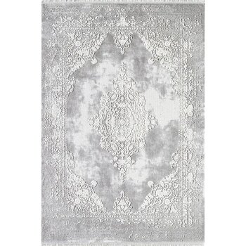 Royal Halı Lootus L012K Açık Gri Sık Dokuma Halı