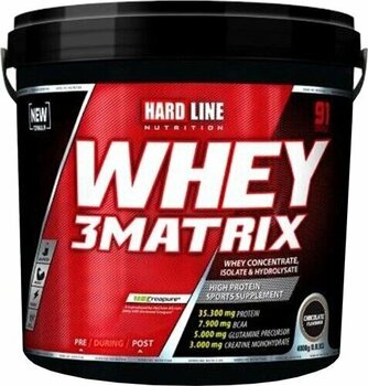 Hardline Nutrition Whey 3 Matrix Protein Tozu 4000 gr Çikolatalı
