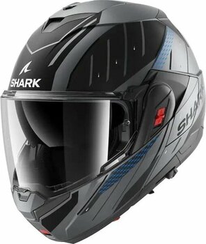 Shark Oxo Rydger Çene Açılır Kask Siyah M