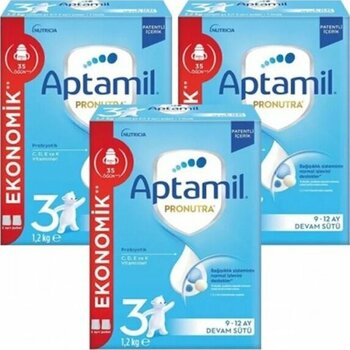 Aptamil 3 Pronutra Devam Sütü 1200 G 9-12 Ay X 3 Adet Pkt.aptamil.102