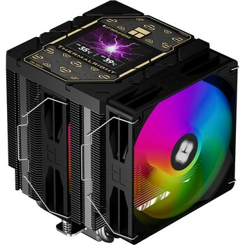Thermalright Peerless Assassin 120 Vision Argb Black TL-C12C-X28-S V2 120MM 6 x 6mm Isı Borulu Intel-Amd Uyumlu Hava Soğutucu - Çok Renkli - Siyah