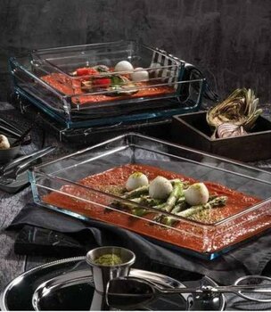 Paşabahçe Premium Borcam Seti - 3 Lü Borcam Takımı Özel Seri