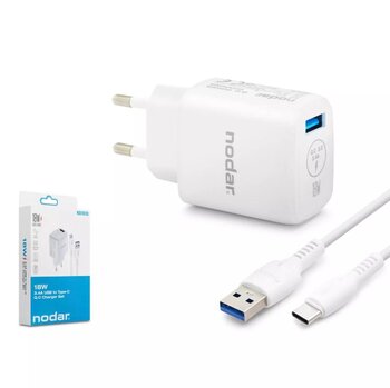 Nodar Nd1010 Qualcomm Quick Charge 3.0 Type-C 18w 3.4a Hızlı Şarj Seti