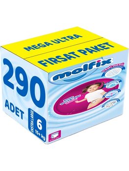 Molfix 6 Numara Extra Large 290'Lı Külot Bez
