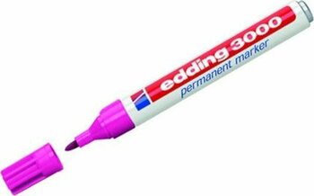Edding 3000 Pembe Permanent Marker Kalem