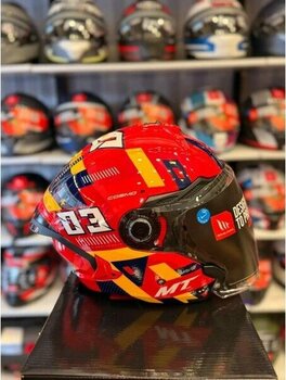 Mt Helmets Kask mt Cosmo Sv Sergıo Garcıa E5 Parlak Kırmızı - L