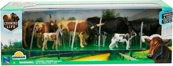 OMZ Çiftlik Seti Country Çiftlik Hayvanları Kız Erkek Çocuk Oyuncak Eğitici Oyuncaklar - Çok Renkli