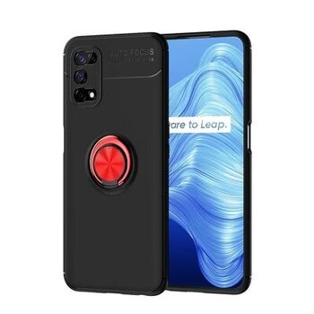 Realme 7 Pro Ultra Koruma Sağlayan Stant Özellikli Yüzüklü Ravel Silikon Kılıf