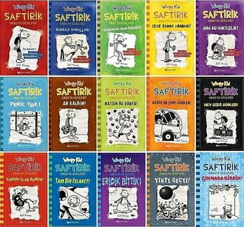 Saftirik Serisi Wimpy Kid 1-15. Kitaplar Set / Jeff Kinney
