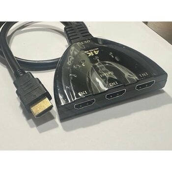 Berry Store 4K HDMI Switch 3 Port HDMI Switch 50 cm Kablolu HDMI Çoğaltıcı - Option-1