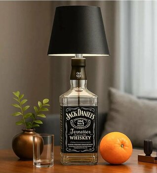 Bk Gift Kablosuz 3 Renkli Led Siyah Şişe Lambası, Ev Hediyesi, Arkadaşa Hediye, Sevgiliye Hediye