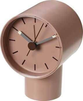 Çalar Saat, Uçuk Pembe, 8x9 Cm, Analog Saat