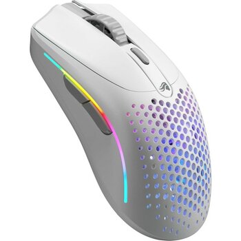 Glorious Model O 2 Mini Kablosuz Beyaz Oyuncu Faresi: 57 Gram, 210 Saate Kadar Pil Ömrü, Çifte Kablo - Siyah