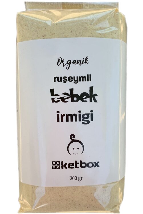 Ketbox Organik Ruşeymli Bebek İrmiği 8 Ay 300 Gr 2 Adet