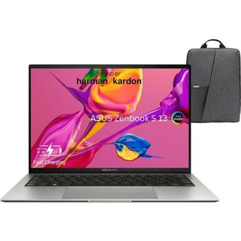 Asus Zenbook UX5304VA-NQ021W Core I7-1335U Evo 16GB 1TB SSD 13.3" Qhd+ / 2.8k OLED Windows 11 Home Ultrabook Bilgisayar - Asus AP4600 Çanta Wz1 - 1 TB