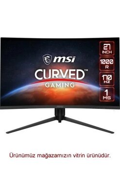 Msı G271cqp E2 27" 1 Ms 2K Curved Pivot 170 Hz Oyuncu Monitörü Vitrin