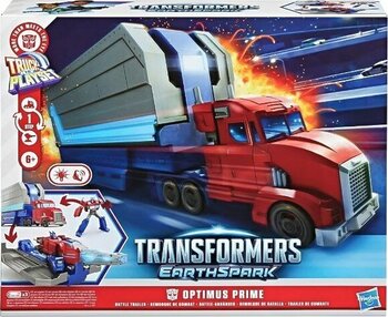 Transformers Earthspark Optimus Prime Savaş Tırı Oyun Seti G0750