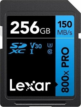 Lexar LSD0800P256G-BNNNG 256 GB Siyah SDXC Hafıza Kartı