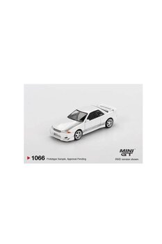 mini gt 1066 Nissan Skyline GT-R (R32) VeilSide Combat C-I White 1/64 Model Araba