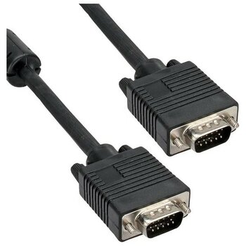 Zibox Fully G-538B 3+6 Erkek/Erkek 5 Metre VGA Kablosu - Siyah