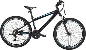 BİSAN COOPER DAĞ BİSİKLETİ 37 CM V 27.5 JANT 21 VİTES MAT SİYAH SARI