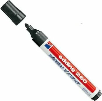 Edding 260 Silinebilir Marker Siyah Yazı Tahtası Kalemi