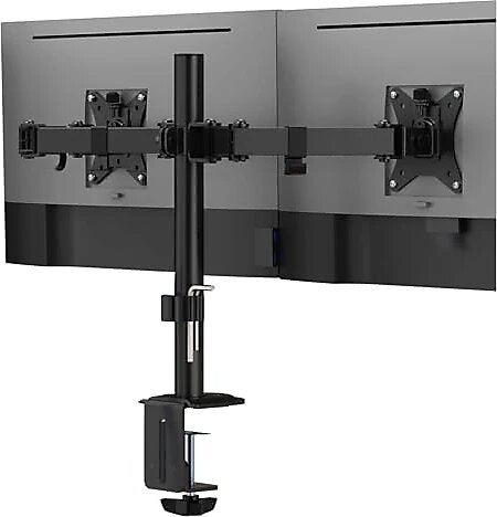 Çift Kol Monitör Standı 32 Ekrana Kadar Monitör Standı Çift Ekran Monitör Standı Çift Kollu Monitör Standı VESA 75x75 ve 100x100 Monitör Standı
