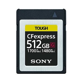 Sony Cfexpress Tough Hafıza Kartı, Siyah, 512 GB