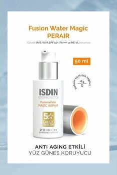 Isdin Isdın Fotoprotector Fusion Water Magic Repair SPF50 50ML | Cilt Esnekliğini Destekleyici Yüz Güneş Kremi