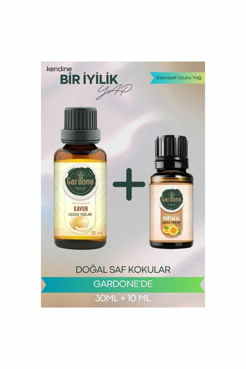 Kavun 30 ml + Portakal 10 ml (Oda Kokusu Aroma Terapi Buhurdanlık/Difüzör Yağı) Set 2 Adet