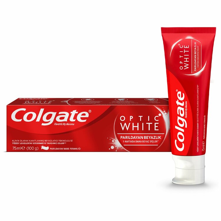 Colgate Optic White Parıldayan Beyazlık Diş Macunu 75 Ml