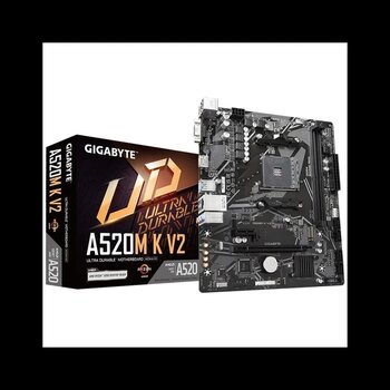 Gıgabyte A520m-K V2, 2Xddr4, 1X M.2, D-Sub, Hdmı, Am4 Soket Anakart