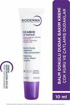 Bioderma Cicabio Lip Repair Çok Kuru ve Çatlamış Dudaklar Nemlendirici Besleyici Onarıcı Krem Shea Yağı 10ml